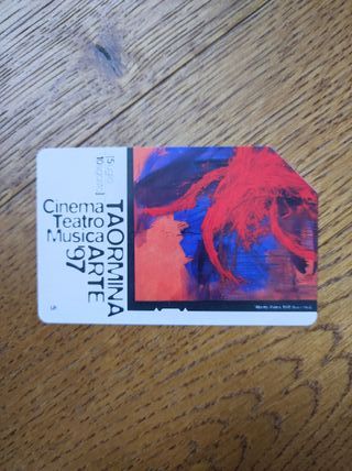 Scheda telefonica "Taormina '97"