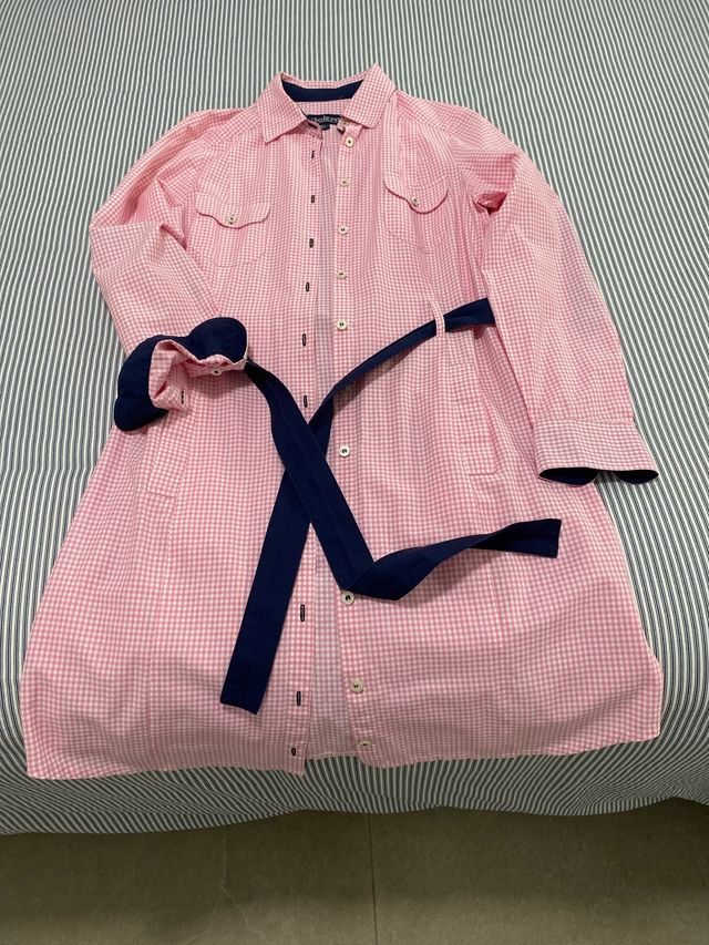 Vestido camisero Marca Solera rosa