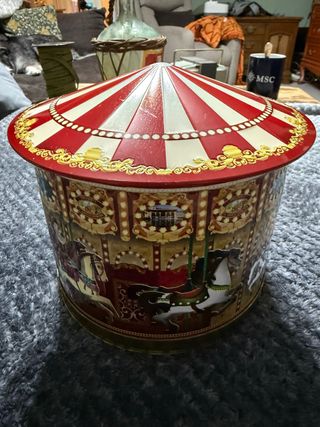 Caja música carrusel giratoria