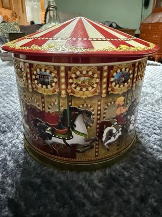 Caja música carrusel giratoria