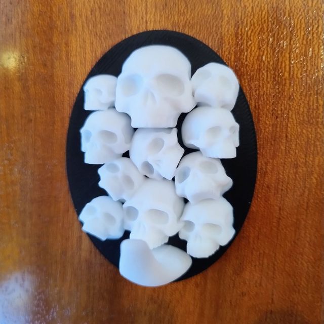 Gancho decorativo calaveras gótico personalizado