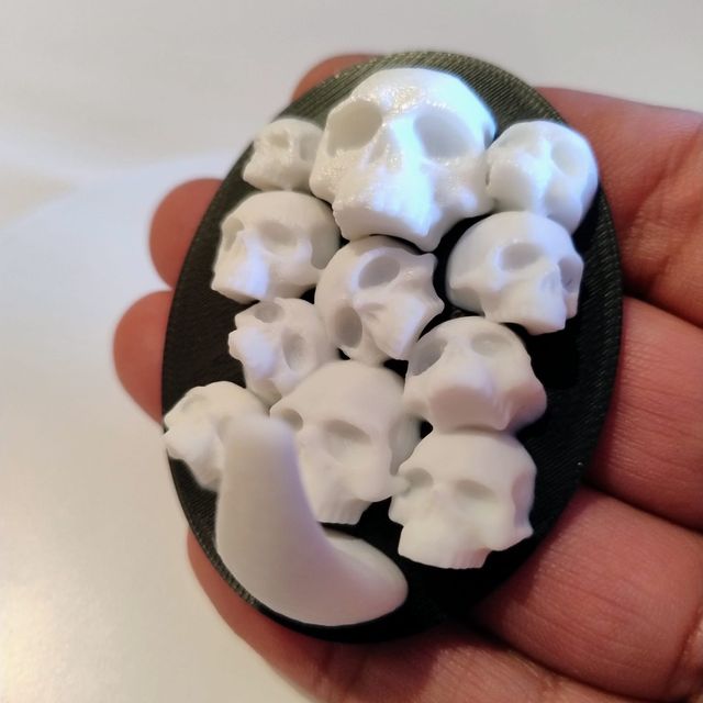 Gancho decorativo calaveras gótico personalizado