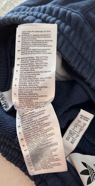 Pantalón corto Adidas azul marino