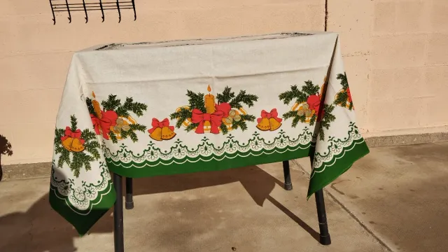 Mantel de Navidad con diseño festivo