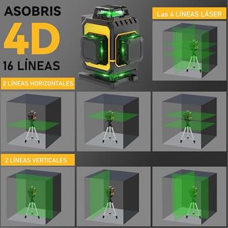 Medidor Láser Autonivelante 360 ° +Tripode NUEVO