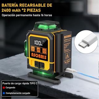 Medidor Láser Autonivelante 360 ° +Tripode NUEVO