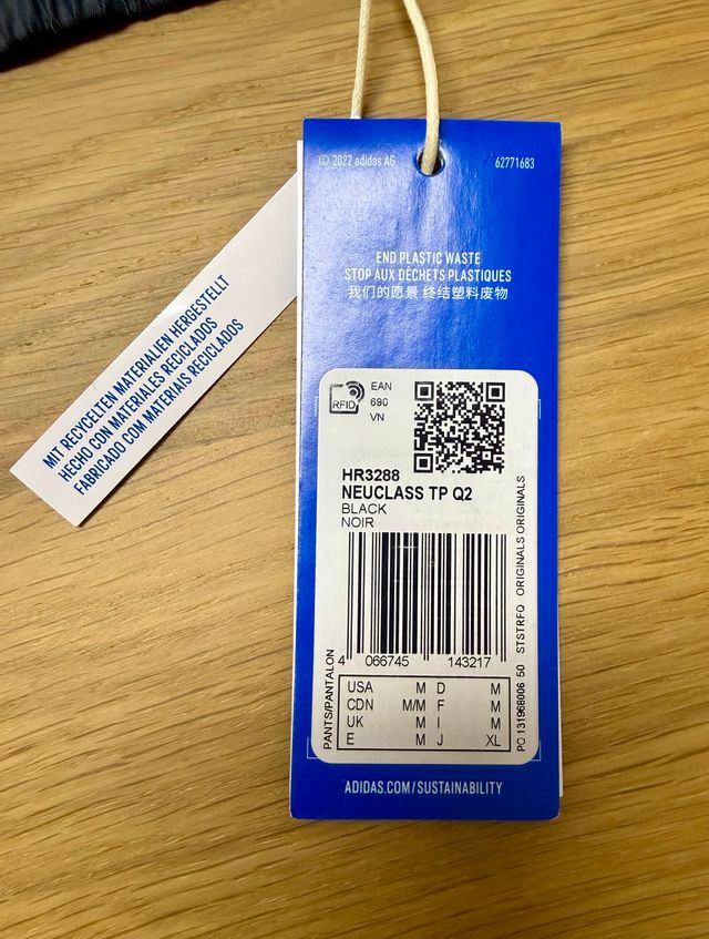 Pantalón Chándal Adidas Talla M Nuevo