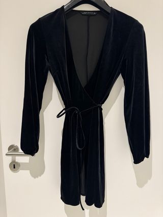 Vestito velluto nero taglia S