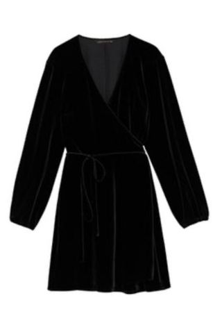 Vestito velluto nero taglia S