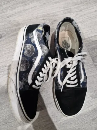 Zapatillas Vans Old Skool Azul y Negro