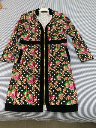 Vestido Almatrichi Fiesta Negro Multicolor