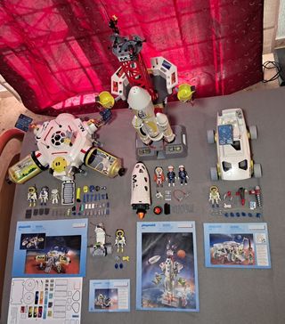 LOTE PLAYMOBIL ESPACIO SPACE NUEVO SIN USO