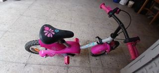 Bicicleta niña Decathlon 14 con ruedines