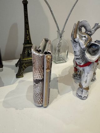 Monedero VerMari Piel Serpiente Nuevo