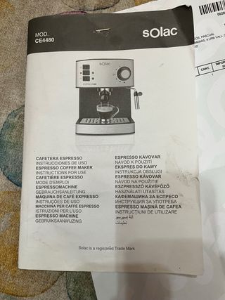 Cafetera Expreso Solac CE4480