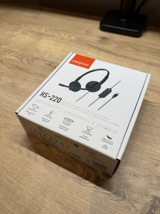 Cascos Creative HS-220 USB Mic. Cancelación Ruido