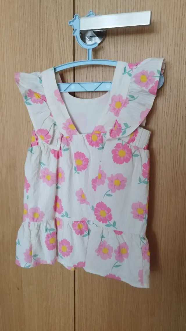 Vestido flores niña 18-24 meses