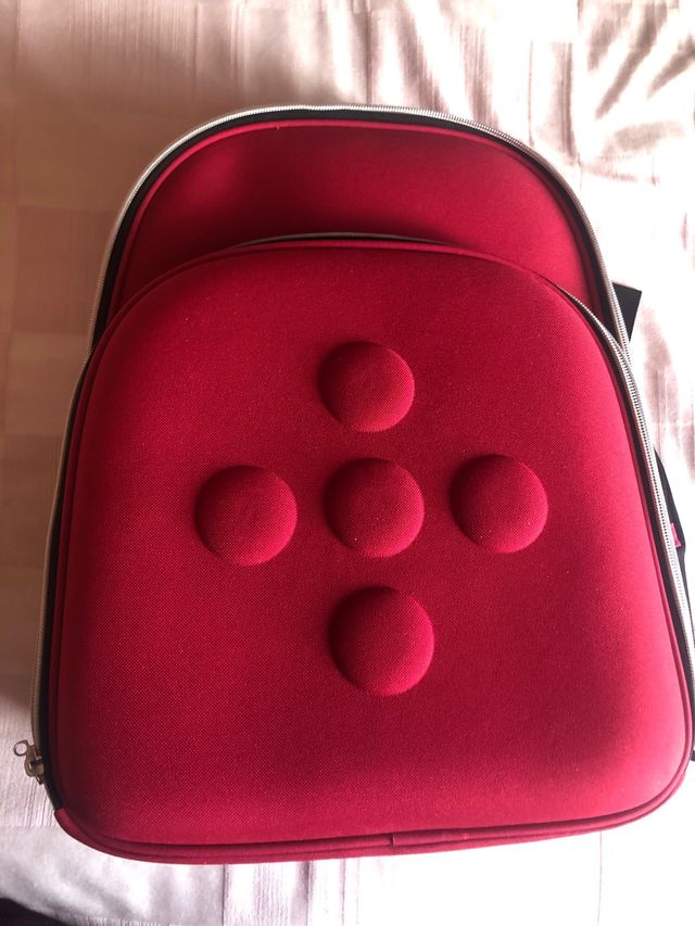 Zainetto porta PC e accessori rosso