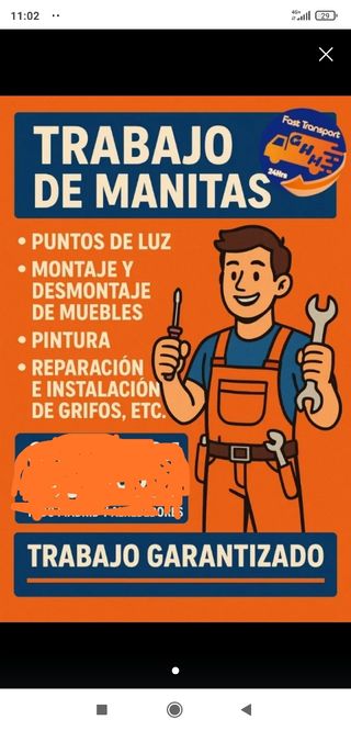 Manitas: Reparaciones y Montajes