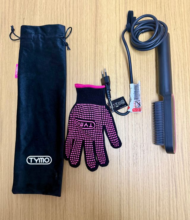 Tymo Cepillo Alisador Pelo Negro/Rosa