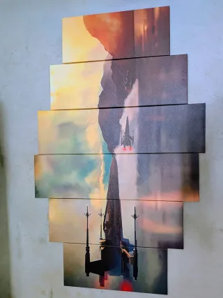 Cuadro modular de 5 piezas de Star Wars