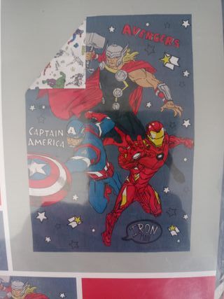 Edredón Avengers Attack Cama 90cm
