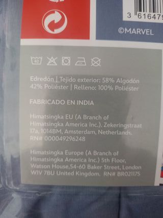 Edredón Avengers Attack Cama 90cm