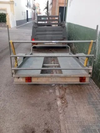 Remolque con alarma para Quads, 2 motos,etc