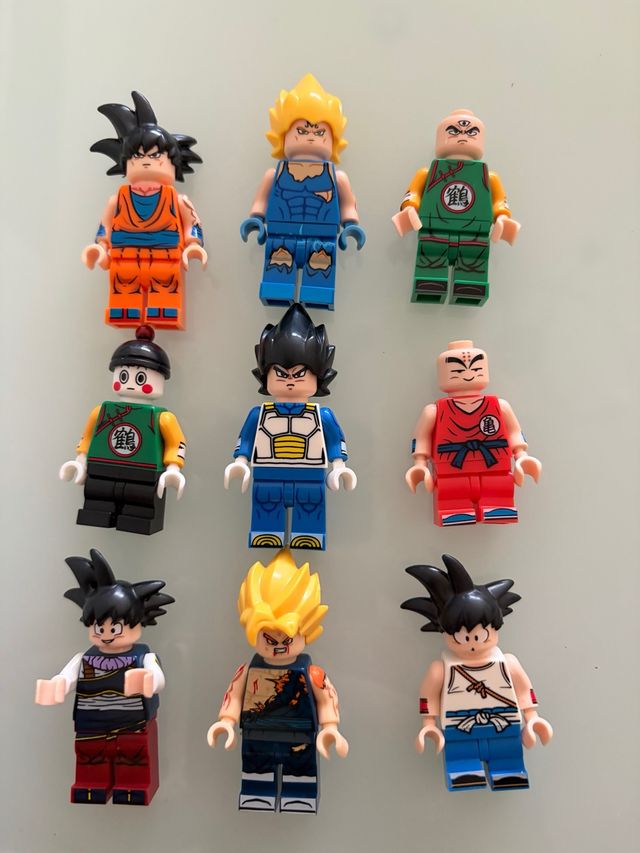 9 personaggi tipo Lego Dragon Ball