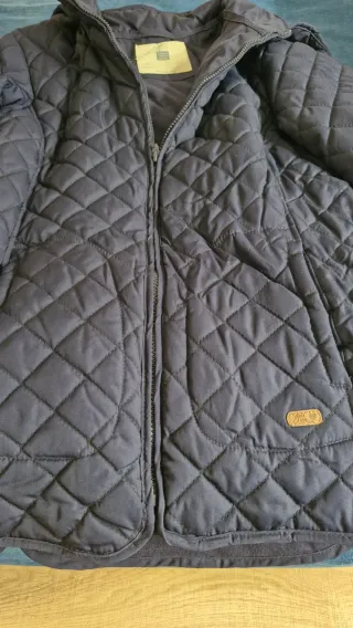 Chaqueta acolchada azul marino 176