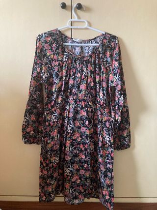 Vestido flores Springfield Talla S - 36