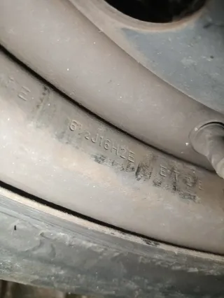 2 Llantas de chapa Citroën 16