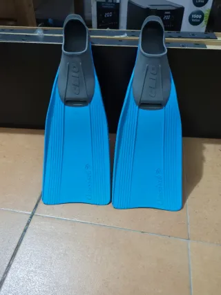 Aletas natación niño/a azul