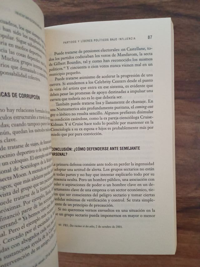 La falsa espiritualidad sectas, democracia y mu...