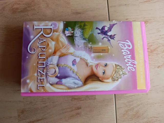 Cinta VHS Barbie Rapunzel Princesa