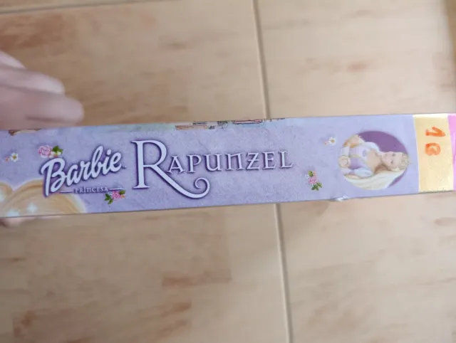 Cinta VHS Barbie Rapunzel Princesa
