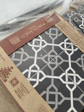 1'5 m2 de Baldosas hidráulicas de gres