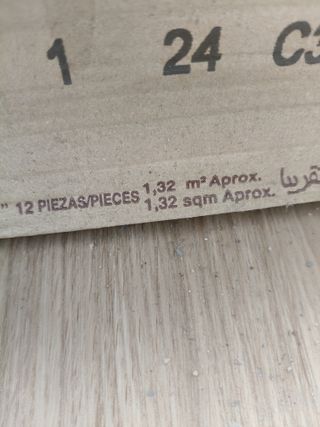 1'5 m2 de Baldosas hidráulicas de gres