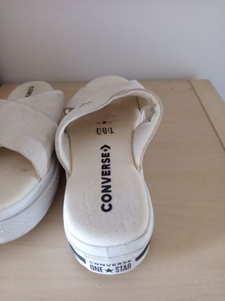 Sandalias Converse Plataforma Beige