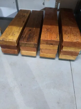 Vigas de madera rústicas