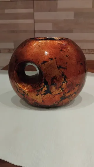 Vaso decorativo effetto lava