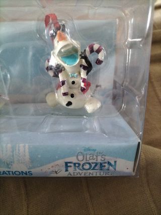 Caja 2 Decoraciones Navidad Frozen Disney Olaf