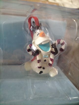 Caja 2 Decoraciones Navidad Frozen Disney Olaf