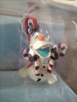 Caja 2 Decoraciones Navidad Frozen Disney Olaf