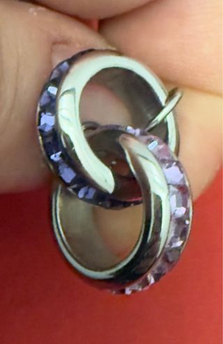 Collana Stroili Oro con ciondolo due anelli