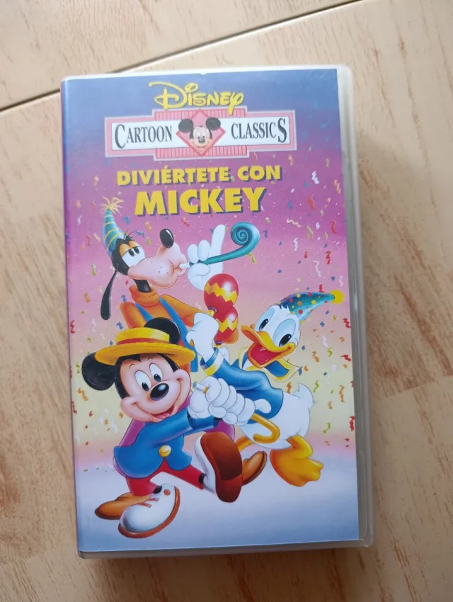 Cinta VHS Disney Mickey Cartoon Classics