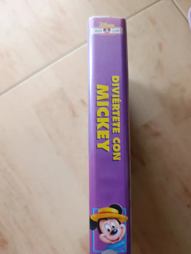 Cinta VHS Disney Mickey Cartoon Classics