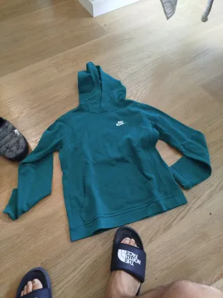 Sudadera Nike verde niño talla 12.14