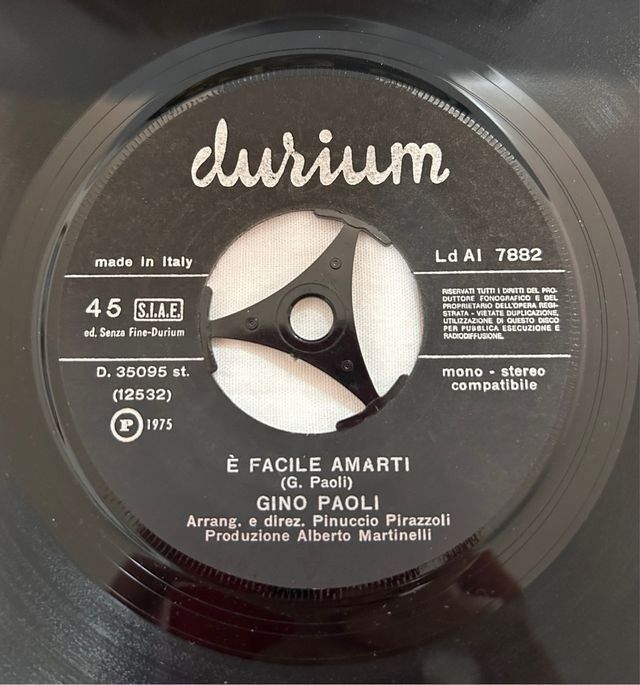 Gino Paoli e i suoi amati - LP Durium