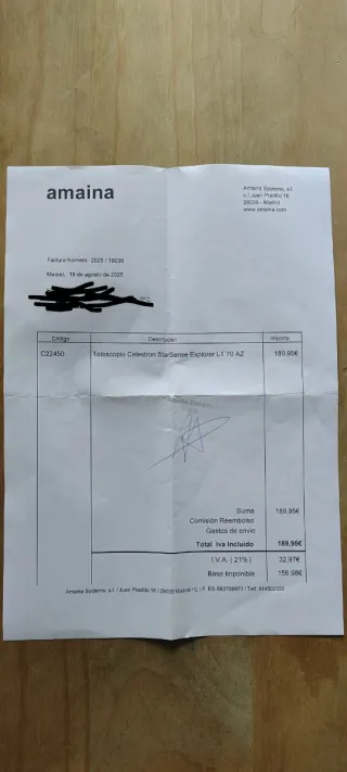 Telescopio Celestron StarSense Explorer LT 70 AZ